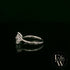 Double Moissanite & 9ct White Gold Ring