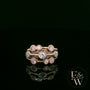 Lab-Grown Diamond 9ct Rose and White Gold Raindance Ring