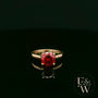 9ct Yellow Gold 2ct Garnet Single Stone Ring