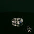 18ct White Gold Royal Blue Oval-Cut Sapphire & Diamond Ring