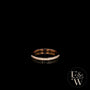 9ct Rose Gold Channel Set Lab-Grown Diamond Half-Eternity Ring