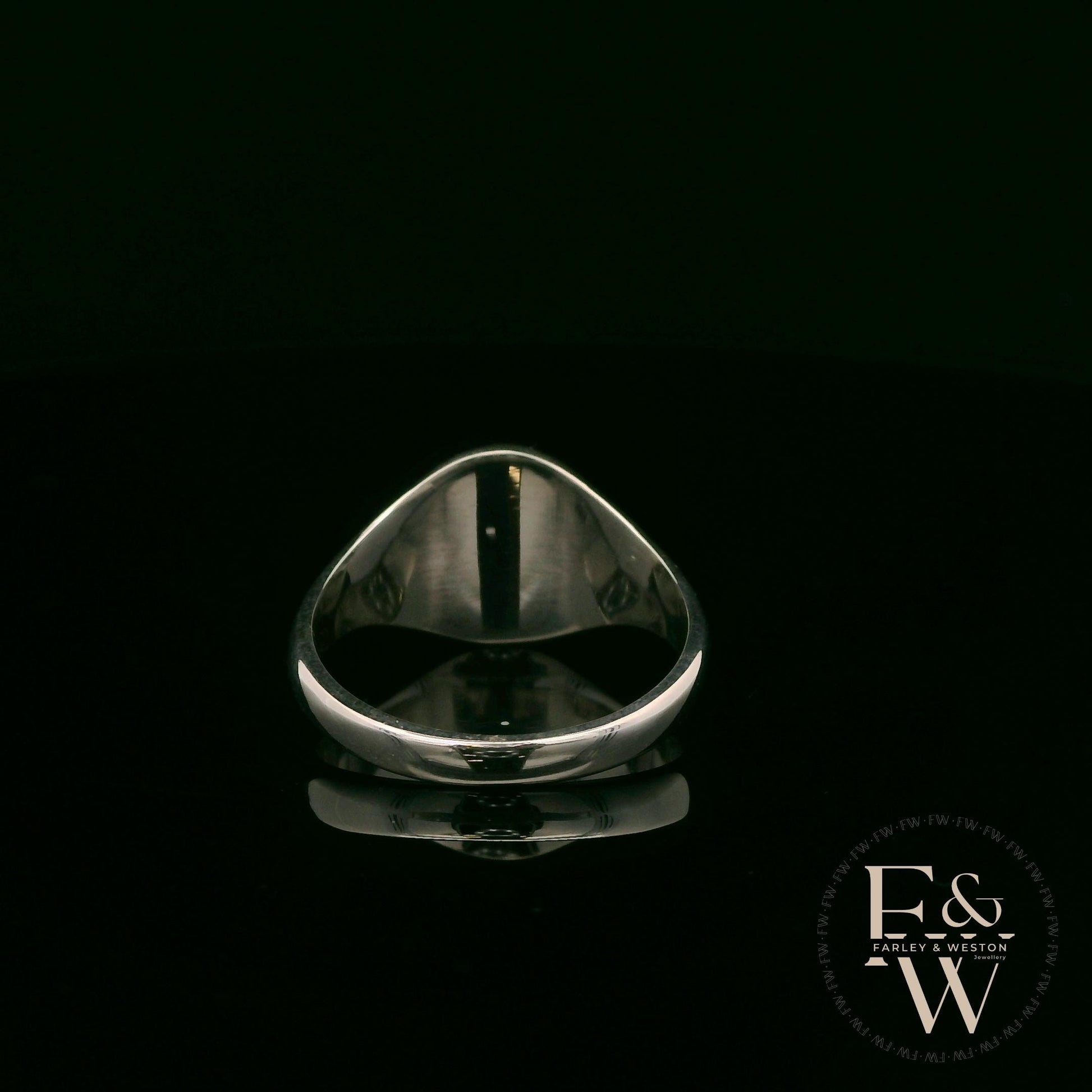 Sterling Silver Prince of Wales Feather Signet Ring