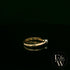 18ct White and Yellow Gold Round-Cut Solitaire Diamond Ring