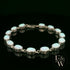 Sterling Silver Oval Cultured Opal Bracelet