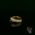 9ct Yellow Gold Leaf Design Band Ring