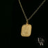 9ct Solid Yellow Gold Saint Christopher Pendant