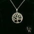 9ct White Gold Tree of Life Pendant