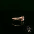 Double Moissanite & 9ct Rose Gold Ring