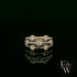 Diamond Unique 9ct Yellow and White Gold Raindance Ring