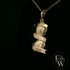 Birmingham City Football Club Yellow Gold Pendant
