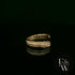 9ct Yellow Gold Leaf Design Band Ring