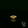 9ct Yellow Gold Welsh Feather Signet Ring