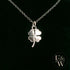 9ct White Gold 4 Leaf Clover Pendant