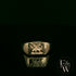 9ct Yellow Gold Welsh Dragon Signet Ring