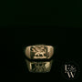9ct Yellow Gold Welsh Dragon Signet Ring