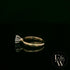Solitaire Moissanite & 9ct Yellow Gold Engagement Ring
