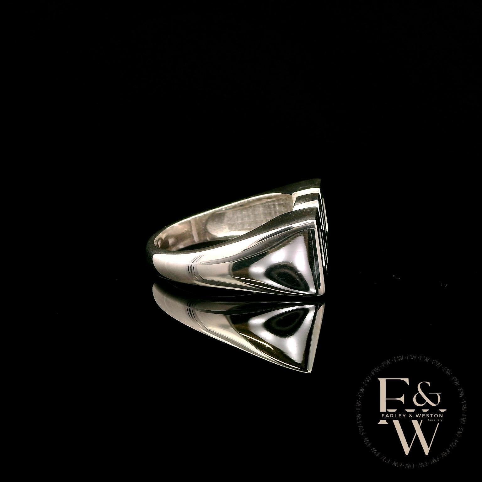 Sterling Silver DAD Signet Ring
