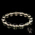 Sterling Silver Oval Garnet Bracelet
