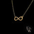 9ct Yellow Gold Infinity Moissanite Pendant