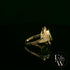 18ct Yellow Gold Oval-Cut Emerald & Diamond Vintage Ring