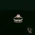 Sterling Silver Pink CZ Solitaire Ring