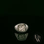 Sterling Silver Welsh Dragon Signet Ring