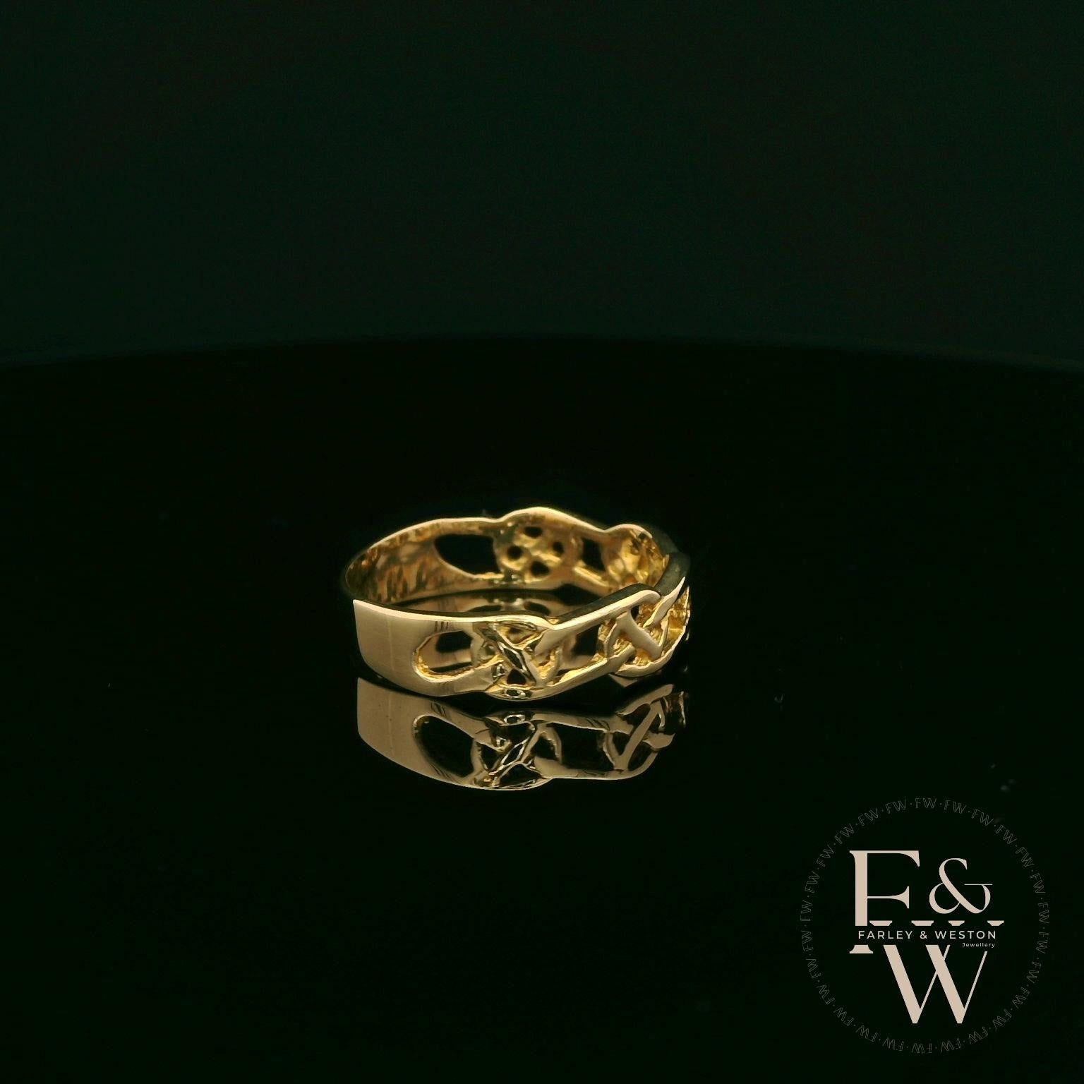 9ct Yellow Gold Celtic Ring