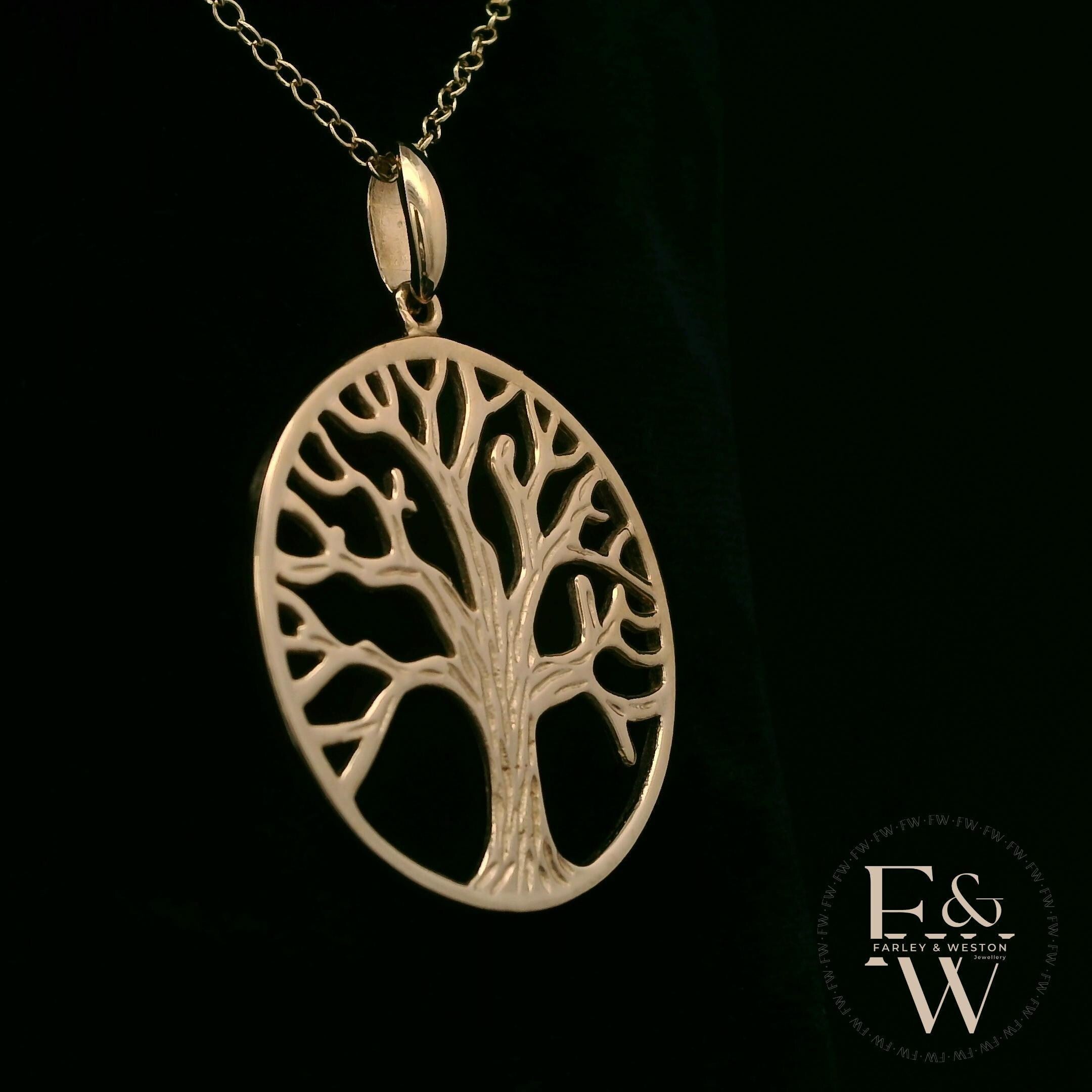 9ct Yellow Gold 'Tree of Life' Pendant