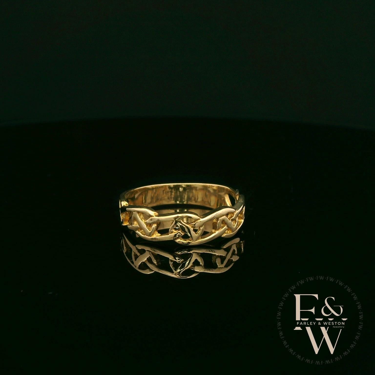 9ct Yellow Gold Celtic Ring
