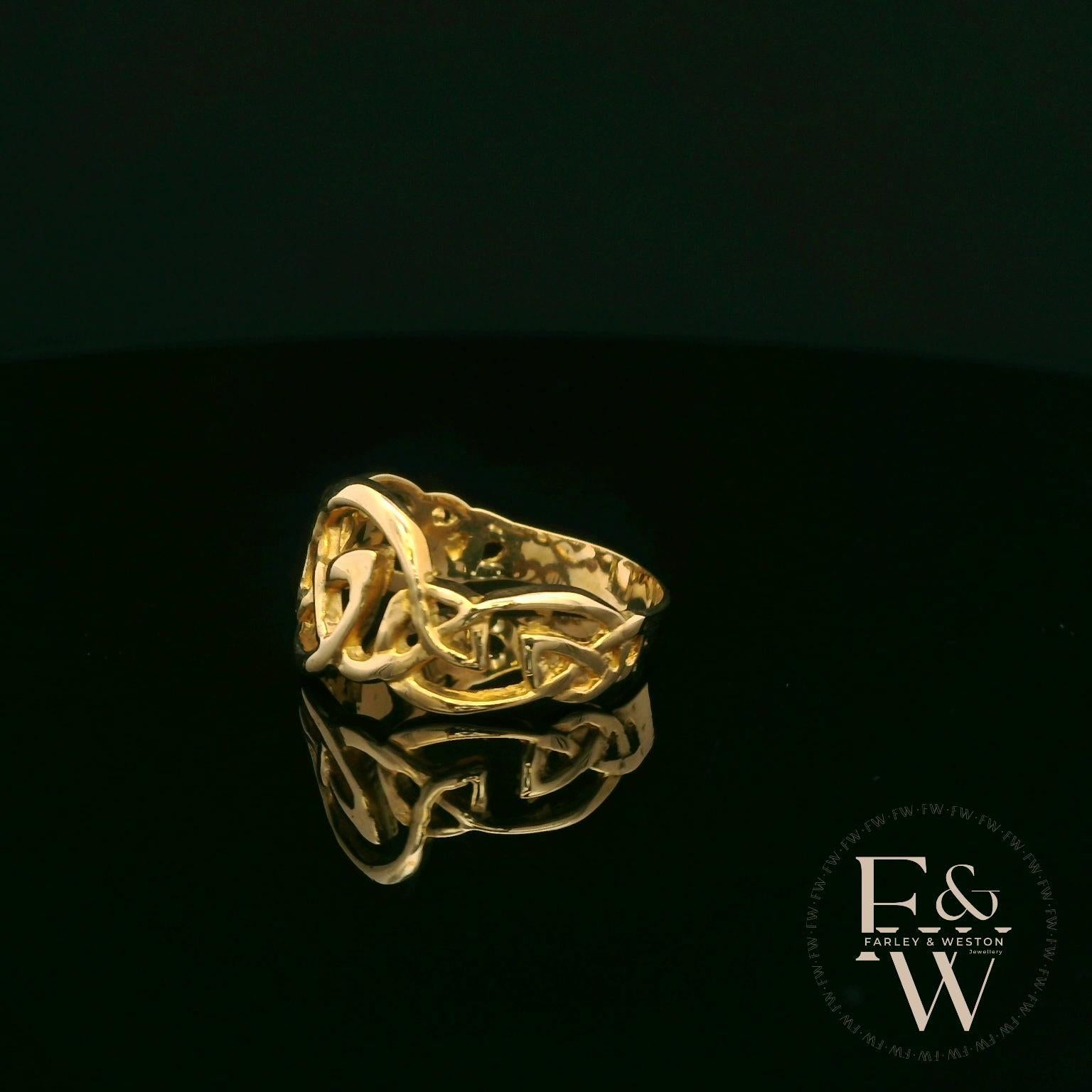 9ct Yellow Gold Celtic Ring