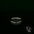 Moissanite & 9ct White Gold Half-Eternity Ring