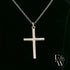 Silver Twisted-Cross Pendant