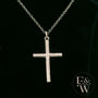 Silver Twisted-Cross Pendant
