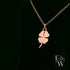9ct Rose Gold 4 Leaf Clover Pendant