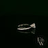 Solitaire Moissanite & 9ct White Gold Engagement Ring
