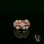 Lab Grown Diamond 9ct Rose Gold Raindance Ring