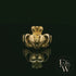9ct Yellow Gold Claddagh Ring: Heritage Jewellery