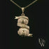 Birmingham City Football Club Yellow Gold Pendant