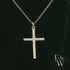 Silver Twisted-Cross Pendant