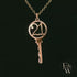 9ct Rose Gold 21 Key to the Door Pendant