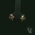 3 Leaf Clover 9ct Yellow Gold Studs