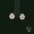 Charming Silver Paw-Print Studs