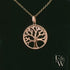 9ct Rose Gold Tree of Life Pendant