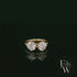 Double Moissanite & 9ct Yellow Gold Ring