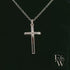 9ct White Gold Cross Pendant