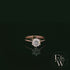 Solitaire Moissanite & 9ct Rose Gold Engagement Ring