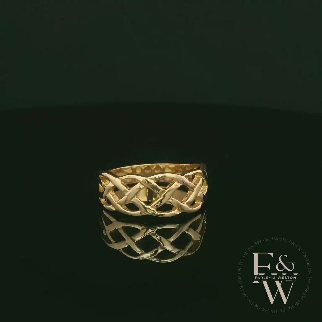 9ct Yellow Gold Celtic Ring