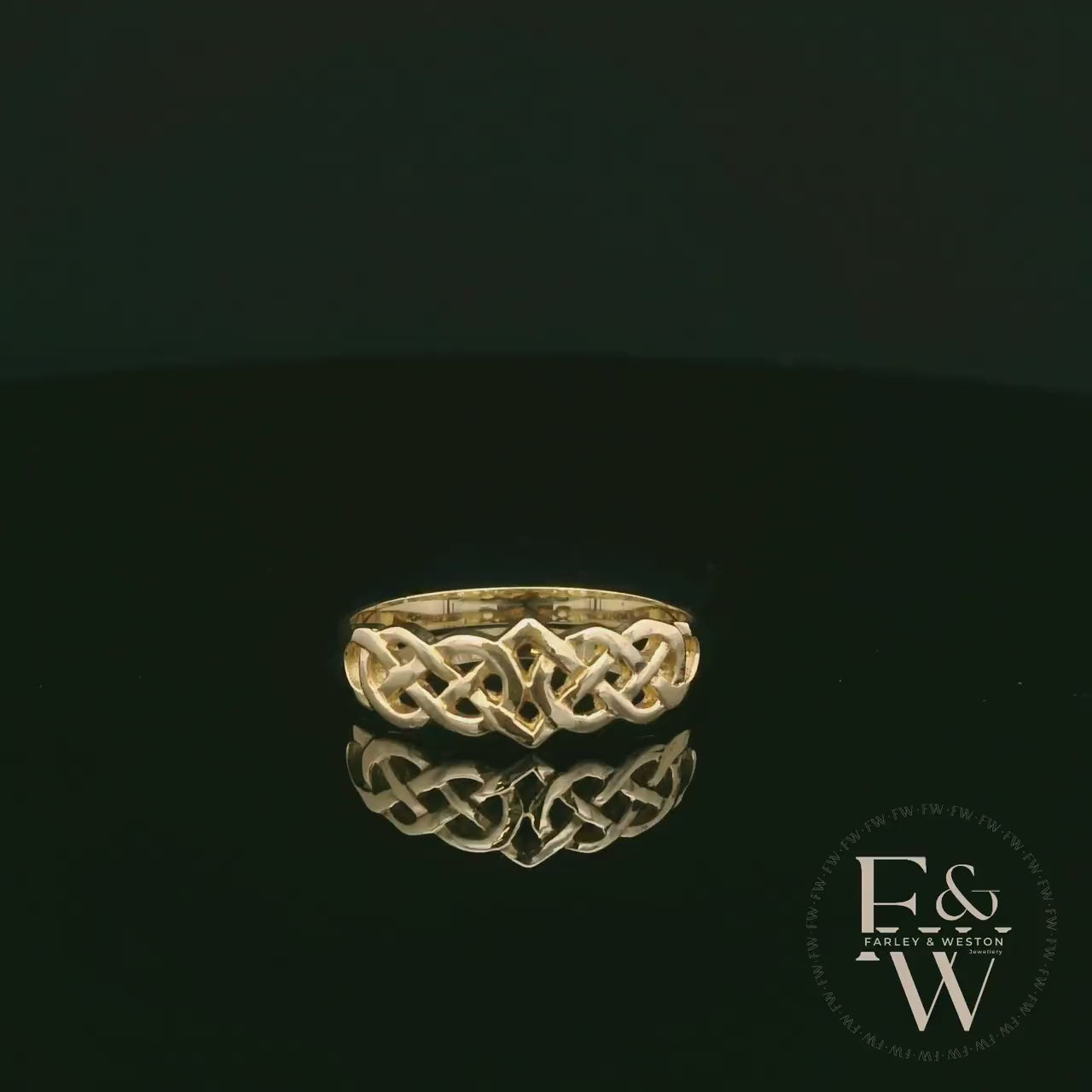 9ct Yellow Gold Celtic Ring