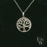 9ct White Gold Tree of Life Pendant