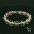 Sterling Silver Oval Peridot Bracelet